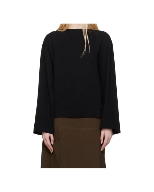 Studio Nicholson Black Eorsa Blouse