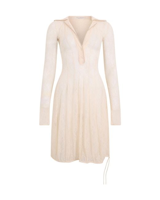 Philosophy Di Lorenzo Serafini Natural Lace Midi Dress