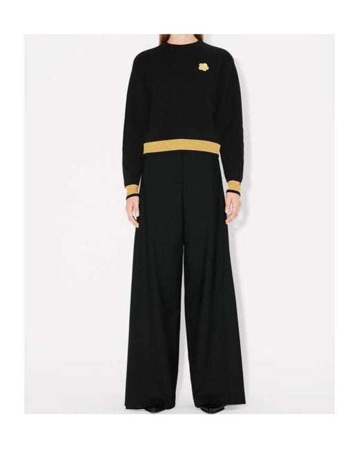 KENZO Black 'Boke Flower' Jumper