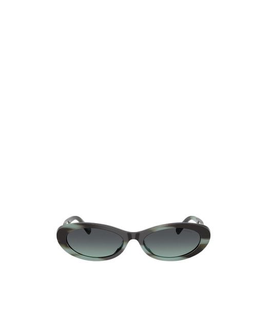 Tiffany & Co White Full Frame Sunglasses