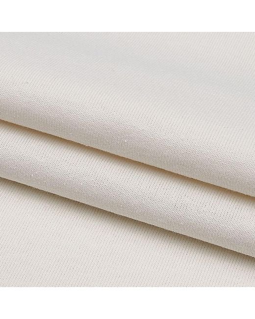 NANGA White Crew Neck T-Shirt for men