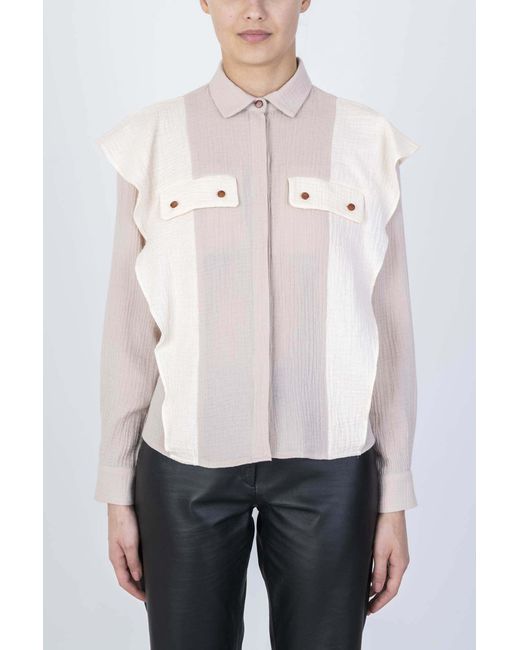 Alysi Pink Garza Long Sleeved Shirt