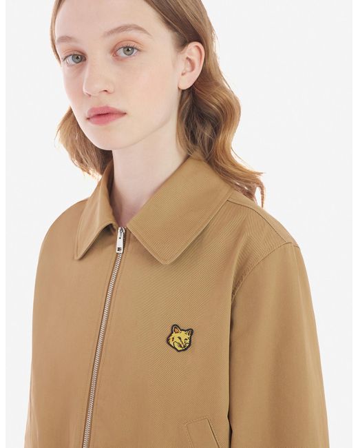 Maison Kitsuné Natural Long-Sleeved Casual Jacket