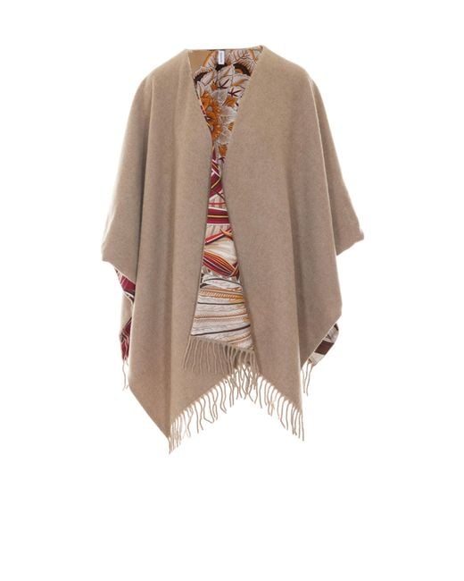 Ferragamo Natural Reversible Shawl