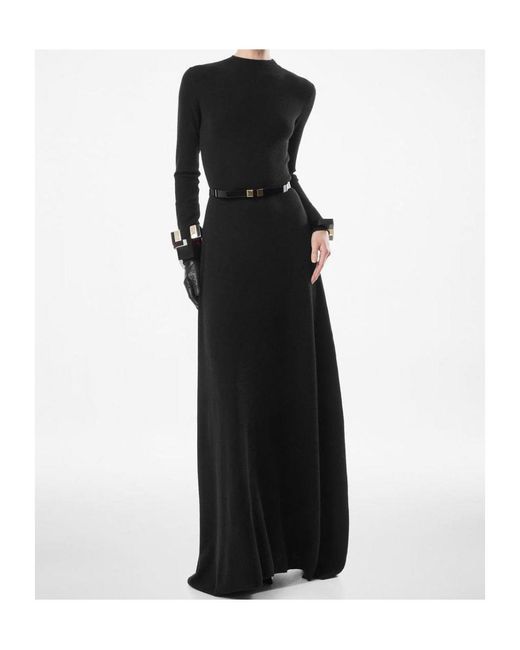 Tom Ford Black Crewneck Knitted Dress