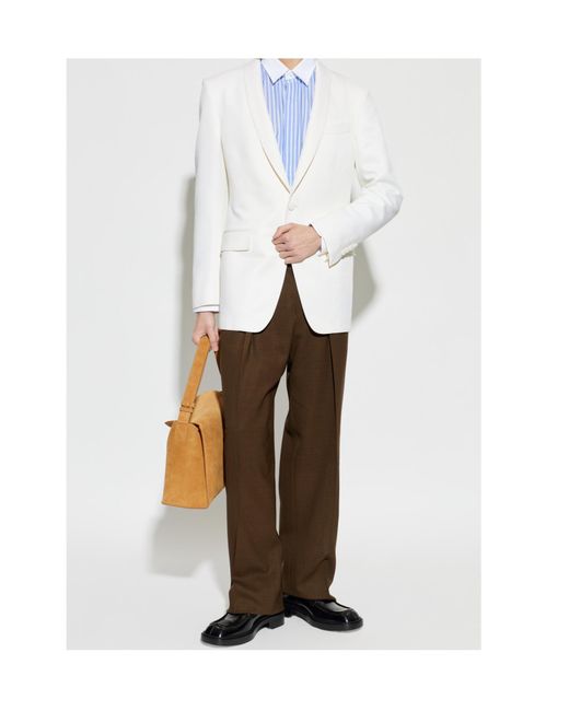 Tom Ford White Single-Breasted Blazer for men