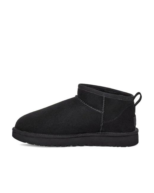 Ugg Black Logo Snow Boots