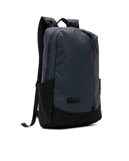 Master Piece Blue Logo Backpack for men