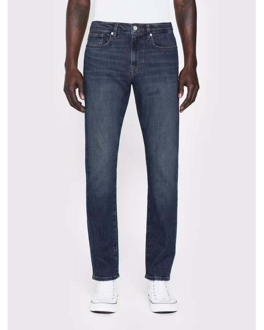 FRAME Blue Belt-Loop Jeans for men