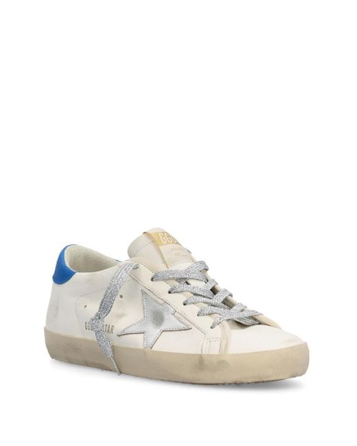 Golden Goose Deluxe Brand White Superstar Lace-Up Sneakers
