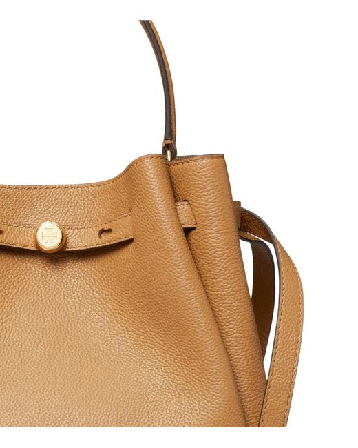 Tory Burch Brown Romy Small Bucket Bag