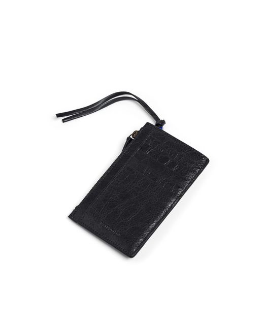 Balenciaga Black Le City Long Coin And Card Holder