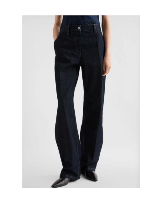 Jil Sander Black Lightweight Denim Trousers