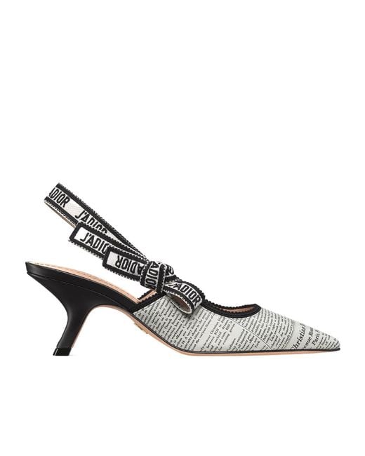 Dior Metallic J'A Slingback Pump