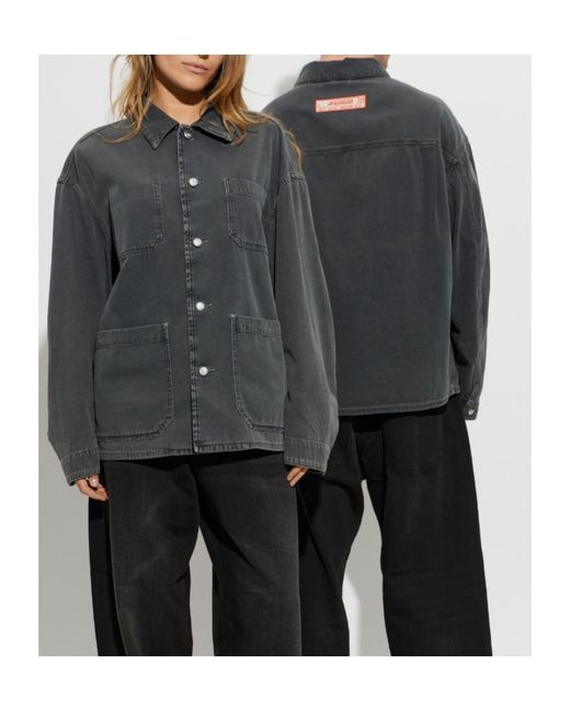 DIESEL Blue D-Stack-U Patch-Detail Jacket for men