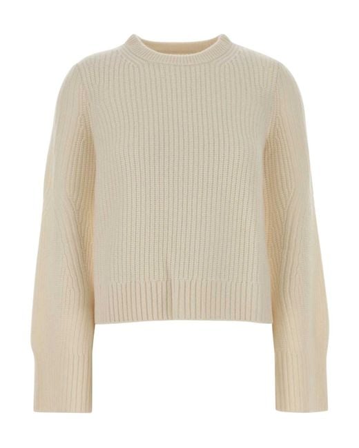Loulou de Saison Natural Alfie Round Neck Knitwear
