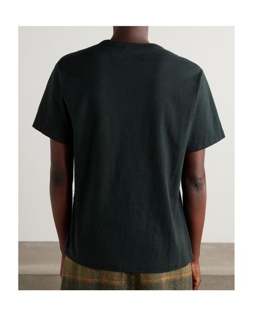 Aimé Leon Dore Black Printed Cotton-Jersey T-Shirt