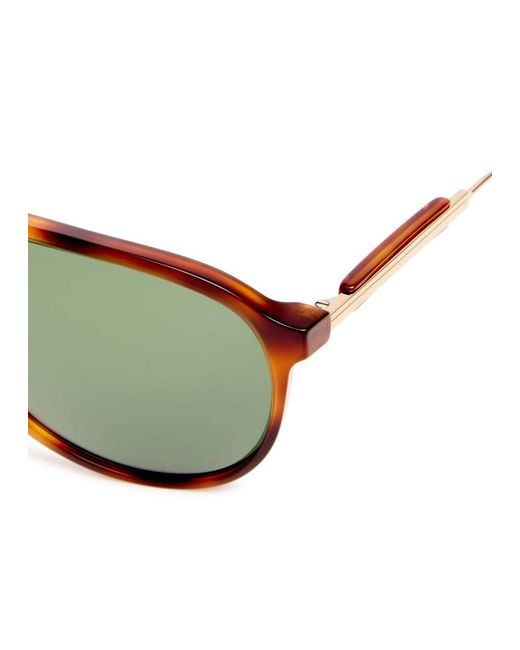 Brunello Cucinelli Green Sartorial Aviator-Style Sunglasses for men