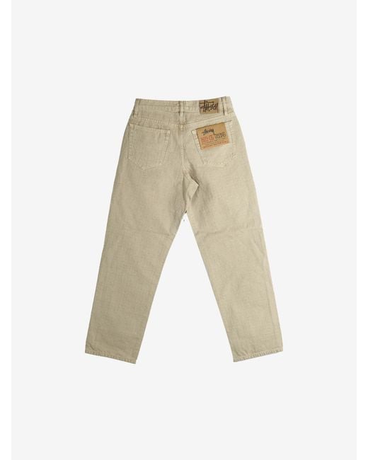 Stussy Natural Slim Trousers for men