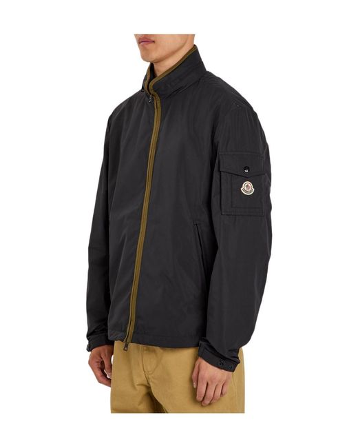 Moncler Black Hooded Jacket for men