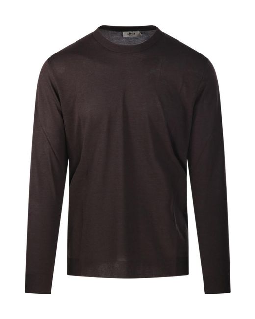 Altea Black Crew-Neck T-Shirt for men