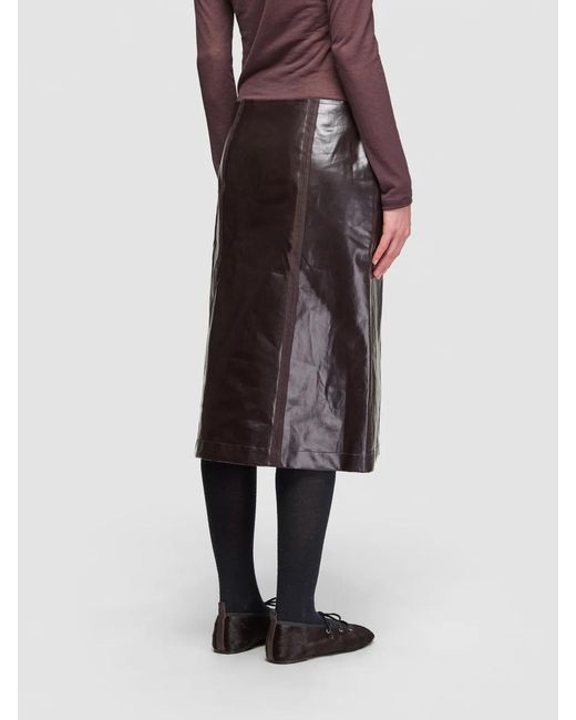 Paloma Wool Black Vertical Cut Detailed Midi Skirt