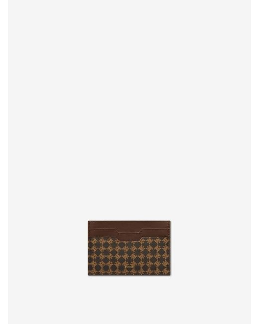 Amiri Brown Logo Card Holder for men