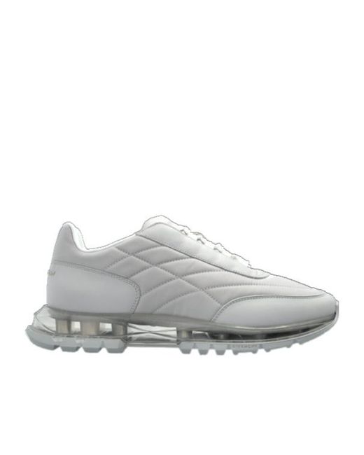Givenchy Gray Baskets Matelassées À Semelle Transparente for men