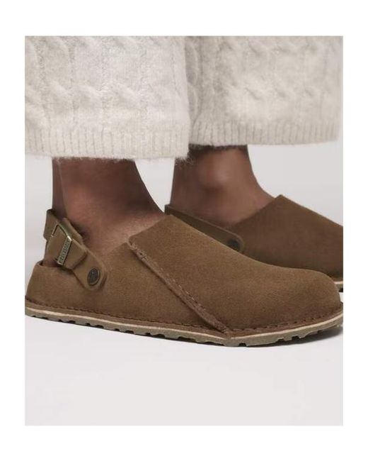 Birkenstock Brown Buckle Strap Mule