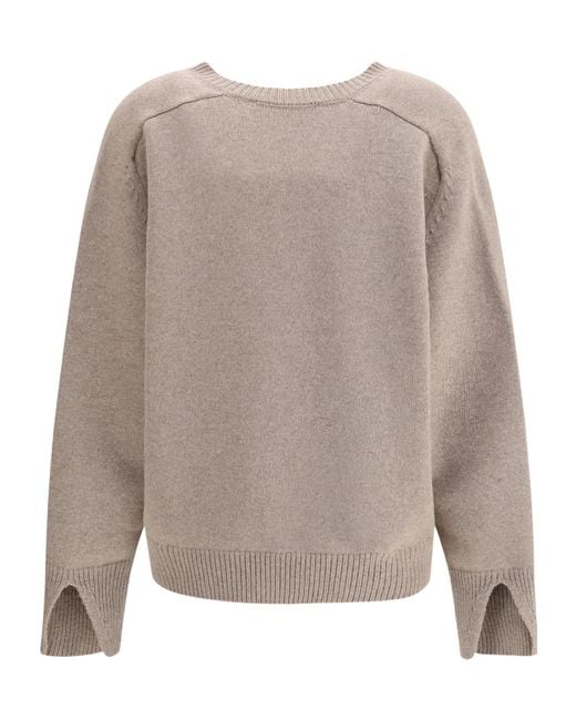 Rohe Brown Sleeve Wrap Jumper