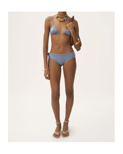 Chloé Blue Chloé Knotted Bikini Bottoms