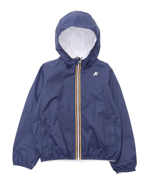 K-Way Blue Kids P. Jake Plus.2 Reversible Jacket for men