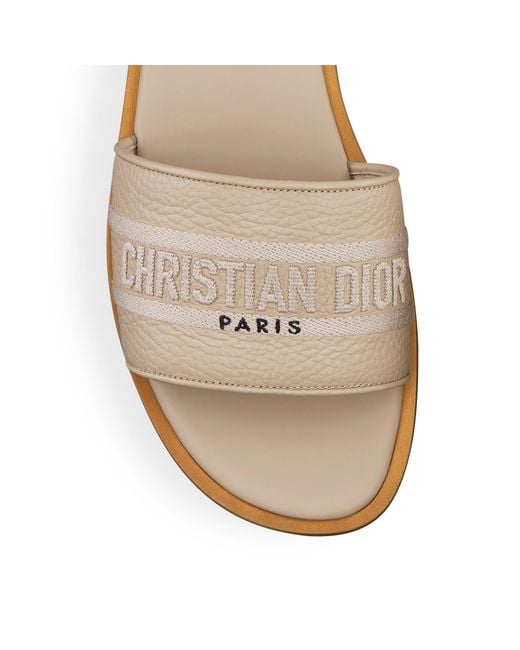 Dior White Dway Slide