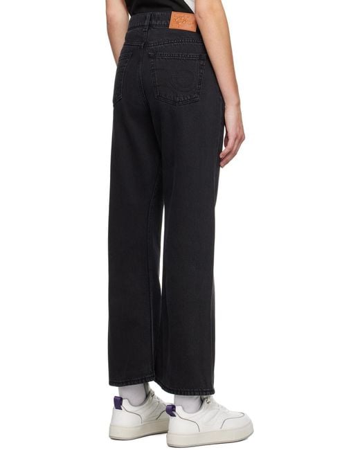 Eytys Black Belt-Loop Jeans