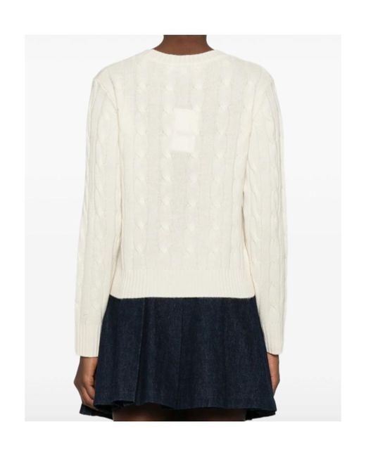 Sporty & Rich Natural Long-Sleeved Sweatshirt