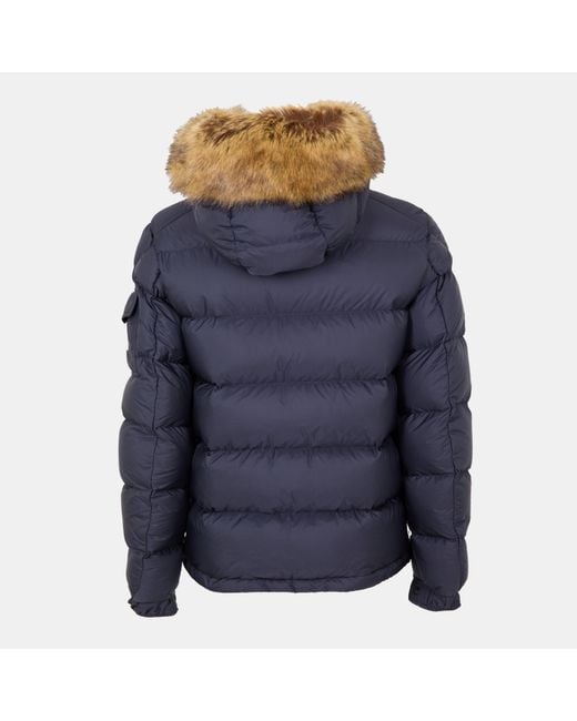 Moncler Blue Medium Solid Jacket for men