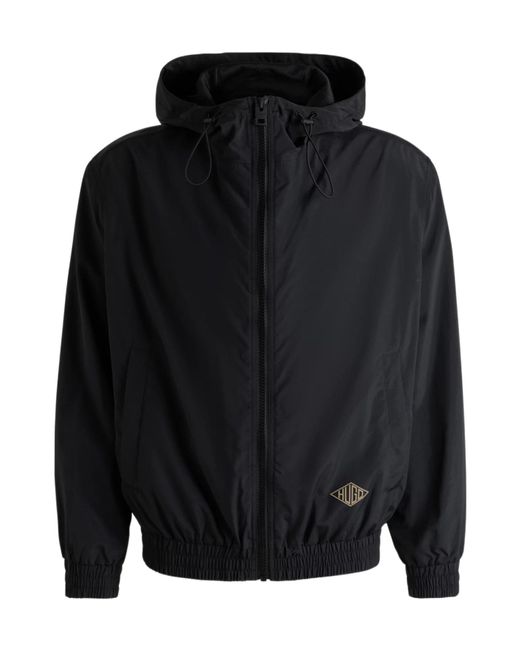 Boss Black Logo Hooded Jacket for men