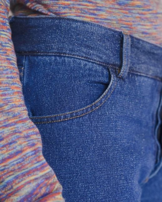 Baserange Blue Wide-Leg Jeans