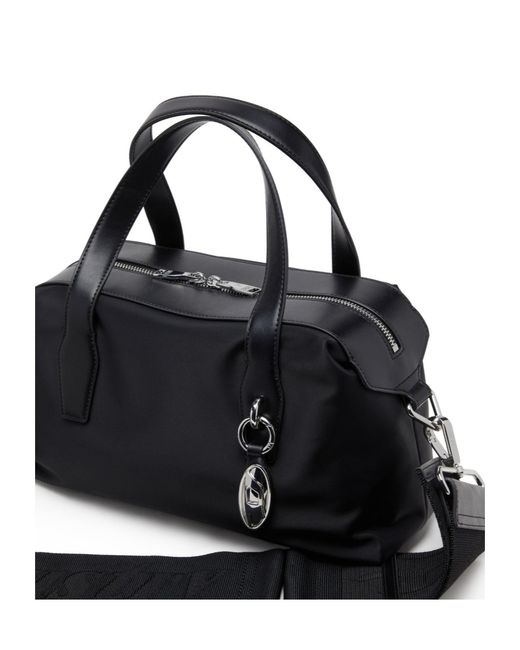 DIESEL Black Flag-D Top-Handle Tote Bag