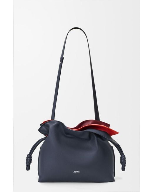 Loewe Blue Medium Layered Flamenco Clutch