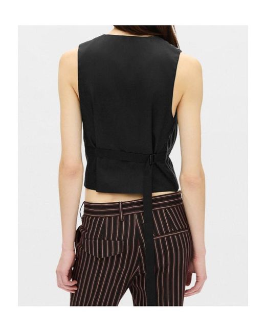 Ann Demeulemeester Black Stanse Classic Waistcoat