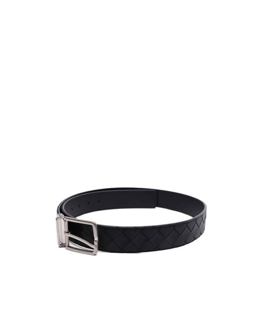 Bottega Veneta White Logo Belt for men