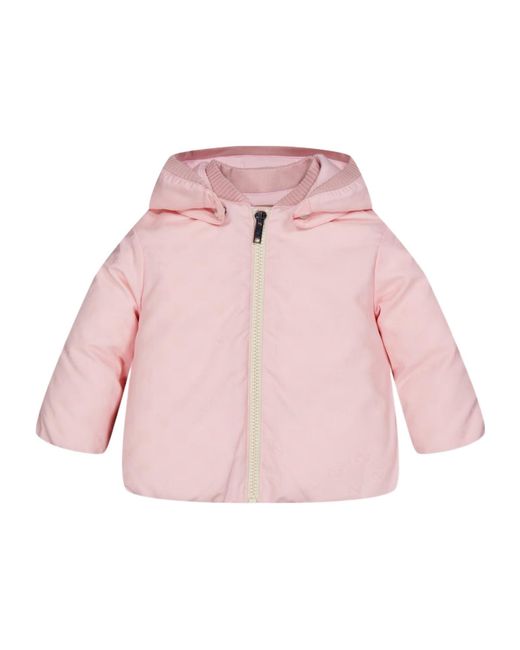 Gucci Pink Logo Short Down Jacket