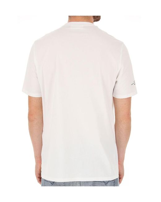 Neil Barrett White Round-Necked T-Shirt for men