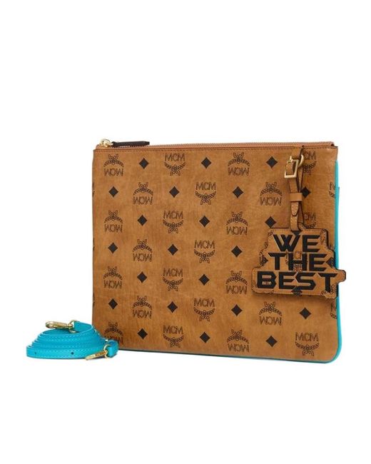 MCM Brown X We The Best Crossbody Pouch