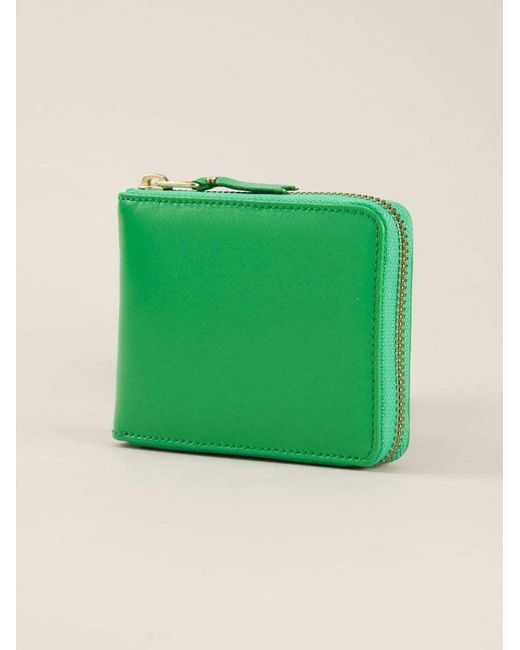 Comme des Garçons Green Comme Des Garçons Wallet Classic Zipped Wallet for men