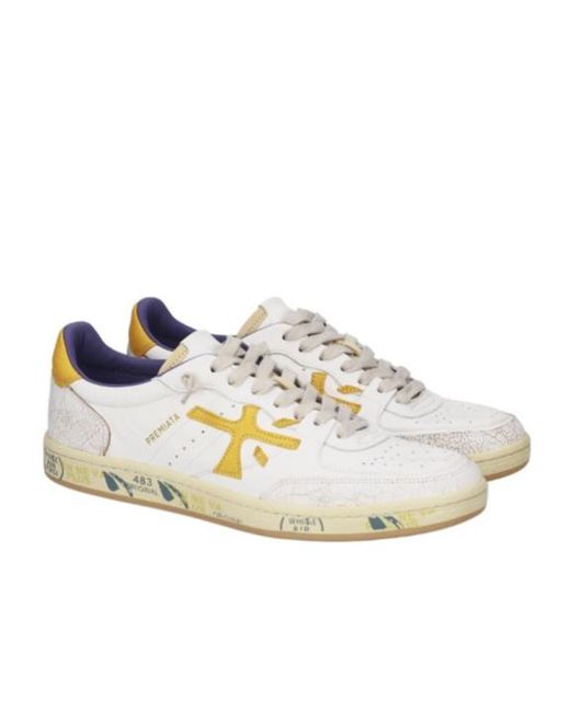 Premiata White Bskt Clay 8161 for men