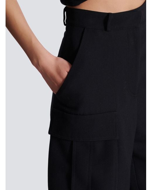 Balmain Black Bermuda Shorts