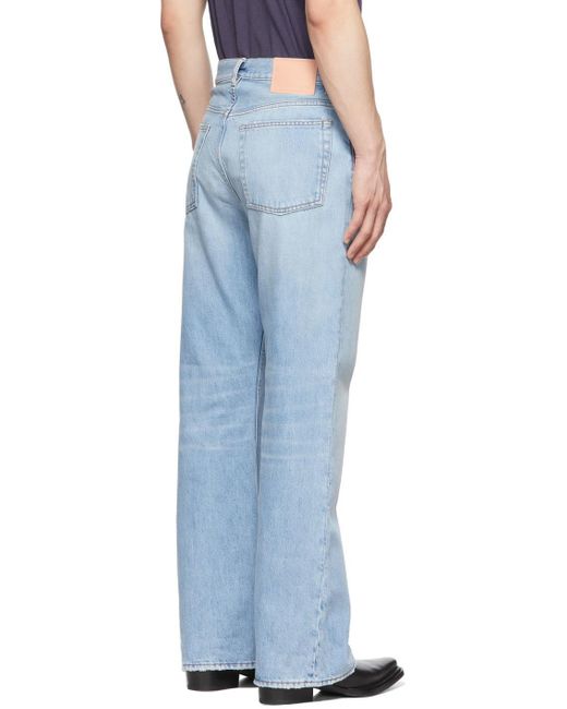 Acne Blue Loose Fit Jeans for men
