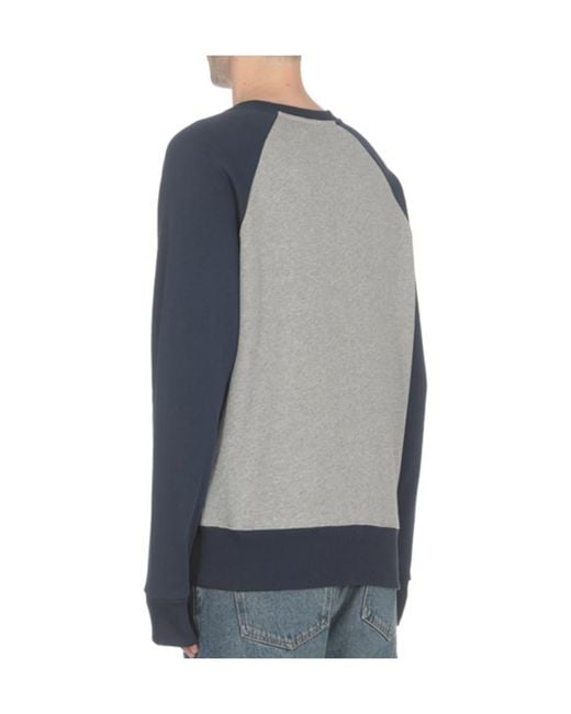 KENZO Blue Sweatshirt With Logo for men